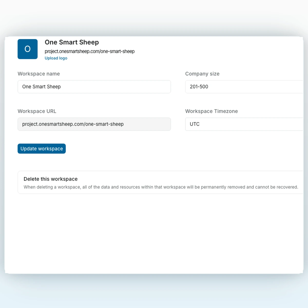 Access for each workspace