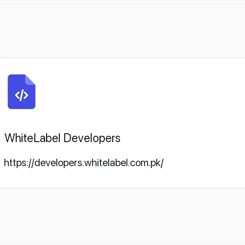 Web application development